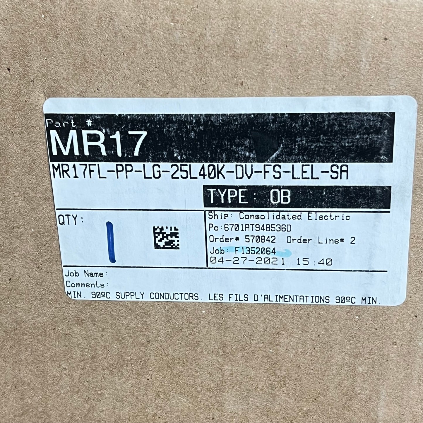 KENALL Millennium Round Light 17" Dia White MR17FL-PP-LG-25L-40K-DV-FS-LEL-SA