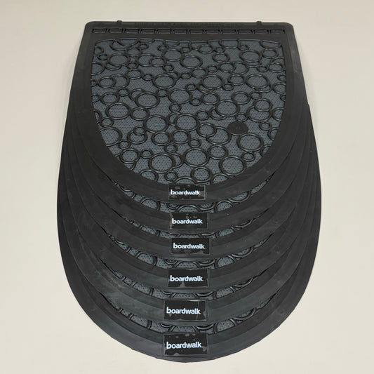 BOARDWALK (6 PACK)Urinal Mats 2.0 Include Month Markers for Replacing 17.5"x20"