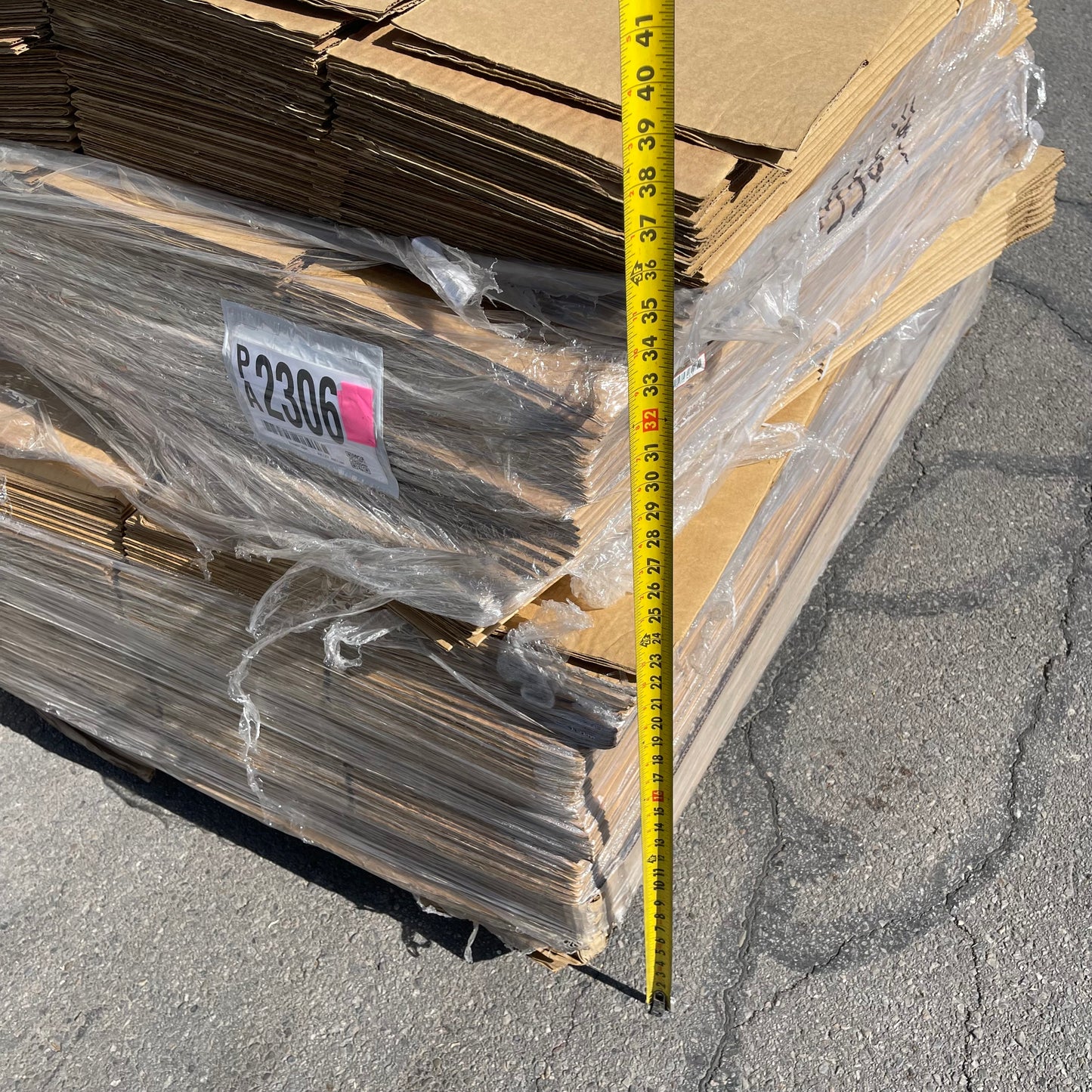 ZA@ Pallet of CLEANEARTH ( Pack) Bulb Cardboard Boxes for Fluorescent Lamps 8 ft (AS-IS)