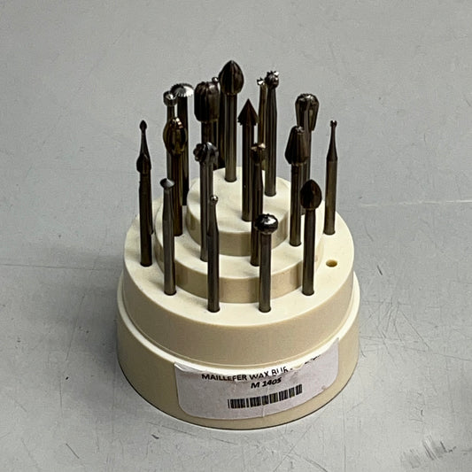 ASICSA (23 PIECE SET) Maillefer Wax Bur Set Tungsten Vanadium Material M1405