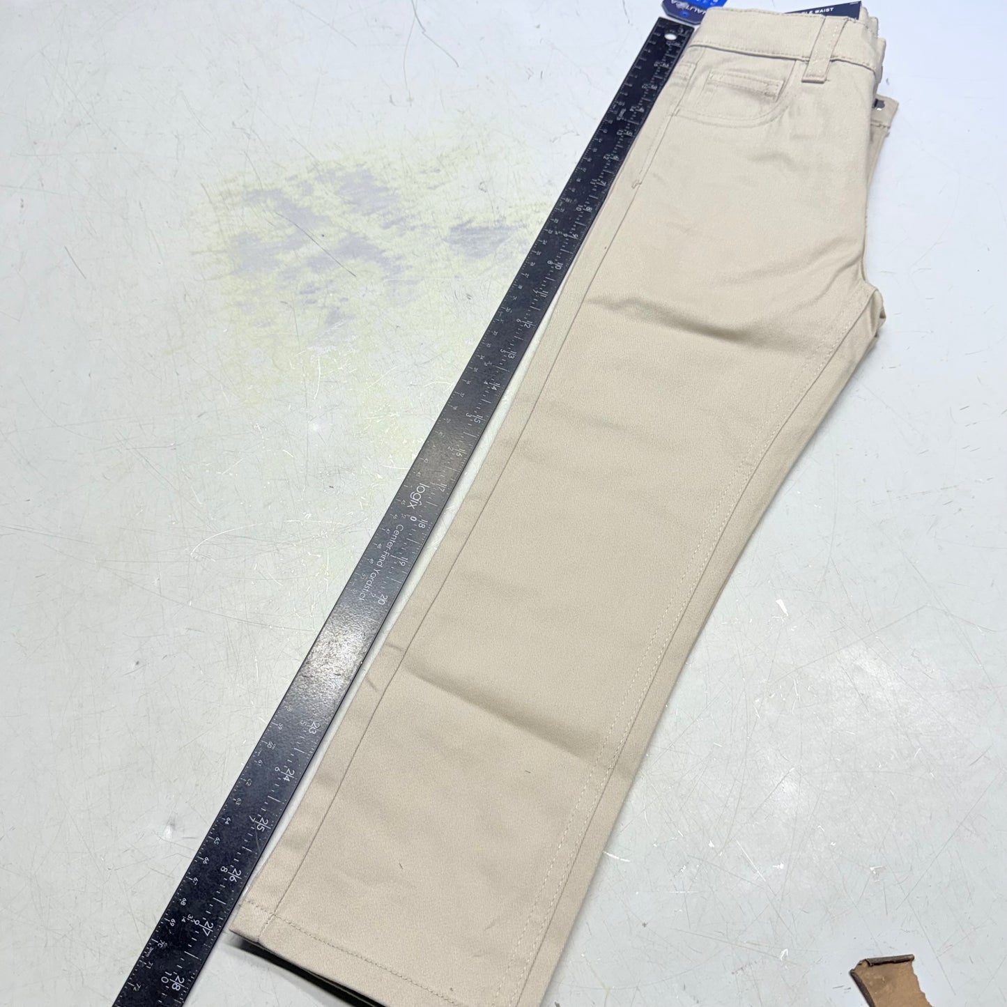 NAUTICA JEANS Boys' School Uniform Pants Sz 5 Regular Khaki - NUFDC01E (New)