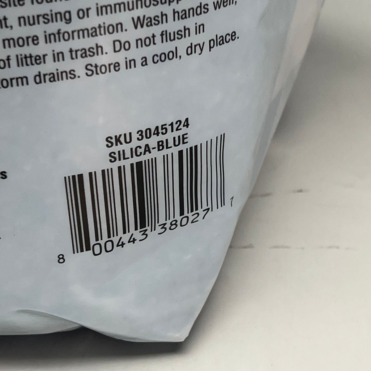 ZA@ SOPHRESH (2 PACK) Scoopable Odor-lock Clumping Micro Crystal Cat Litter 8lb Blue