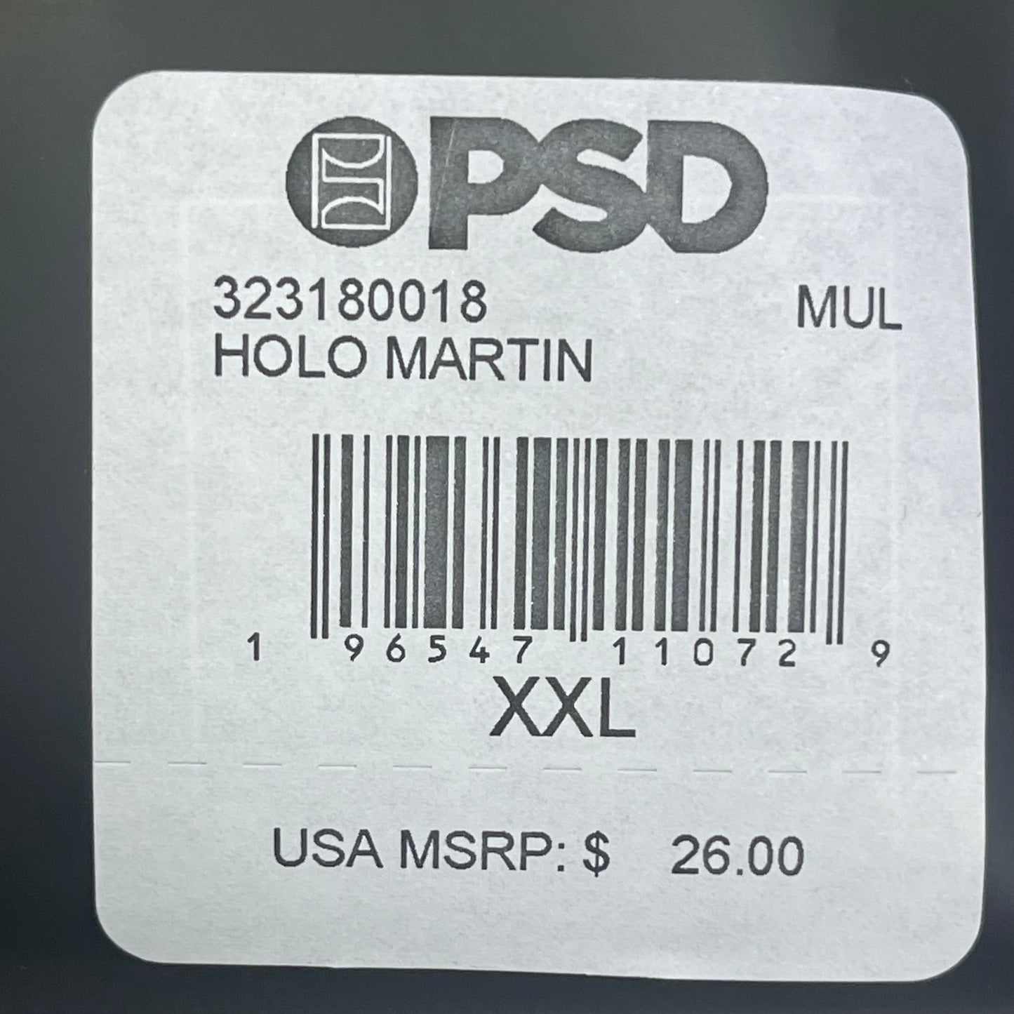 PSD Looney Tunes Marvin The Martian Boxer Briefs XXL HOLO MARTIN