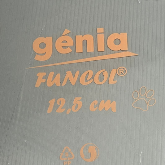 GENIA (12 PACK) Transparent Elizabethan Collar Quick Fasten 12.5cm Orange 306204