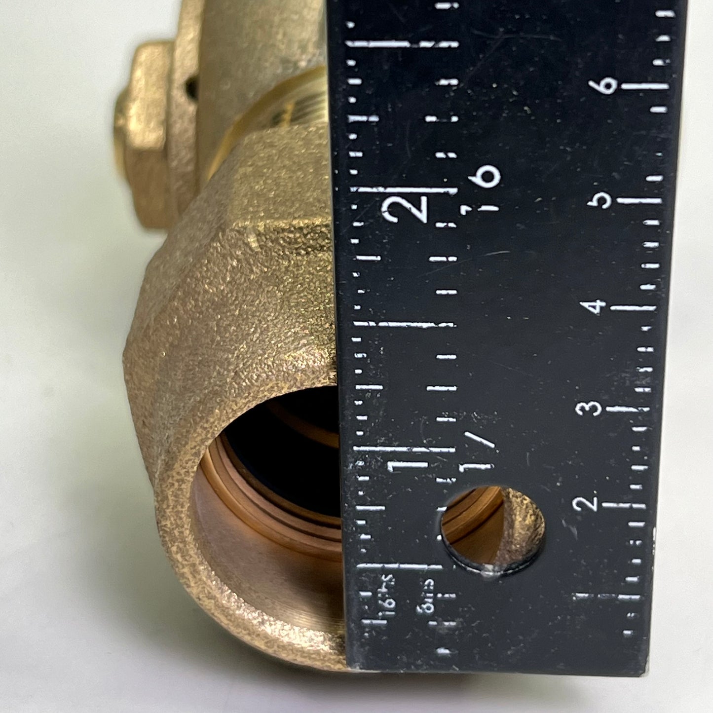 FORD 1" Meter Box Brass Ball Corporation Valve, Bronze F1000-4-G-NL