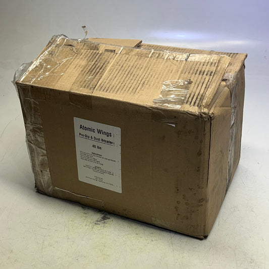 ZA@ IDAN FOODS (40 POUNDS) Atomic Wings Pre-Dip & Dust Breader Orange