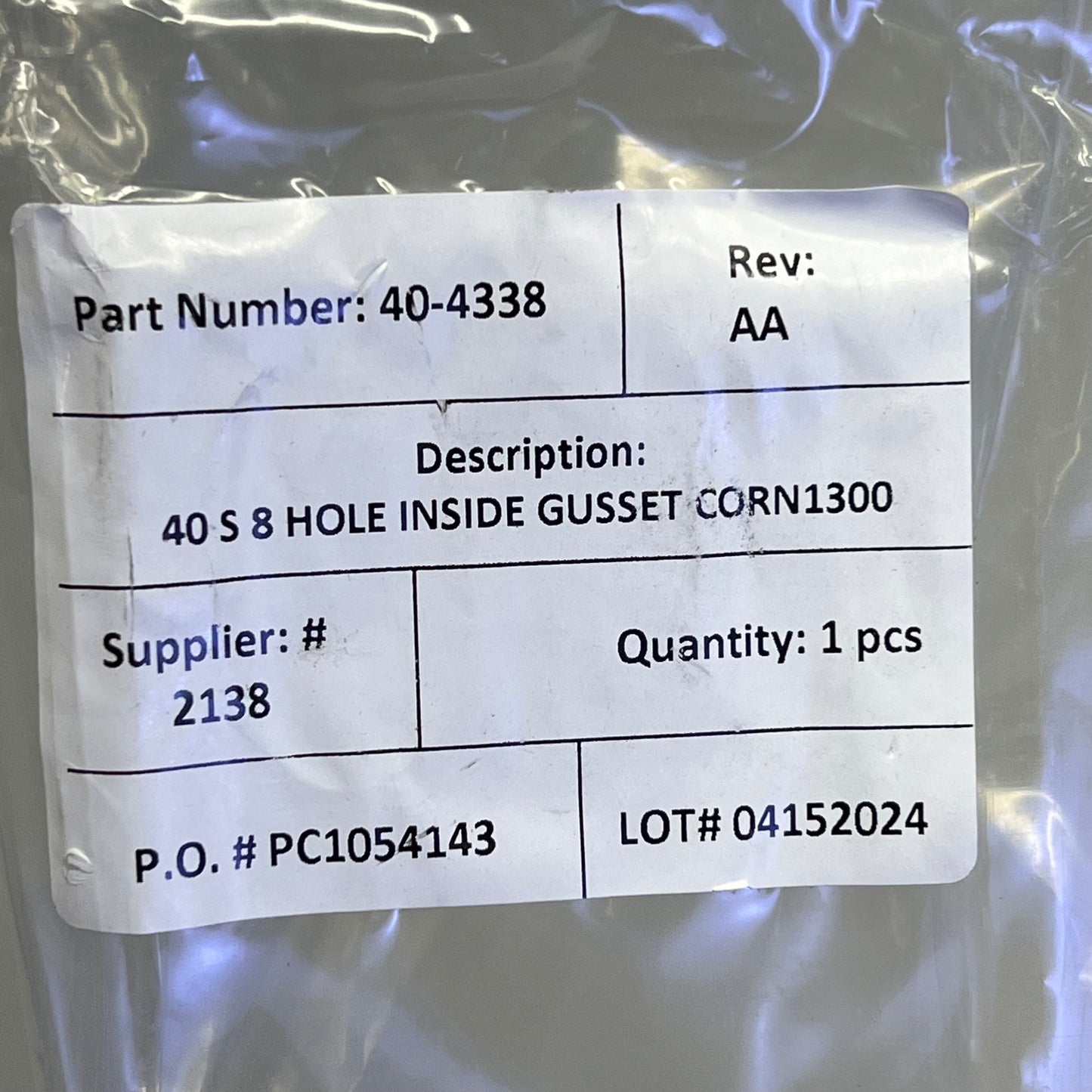 80/20 BUILD YOUR IDEA (2 PK) 40S 8 Hole Inside Gusset Bracket 90°Connect 40-4338