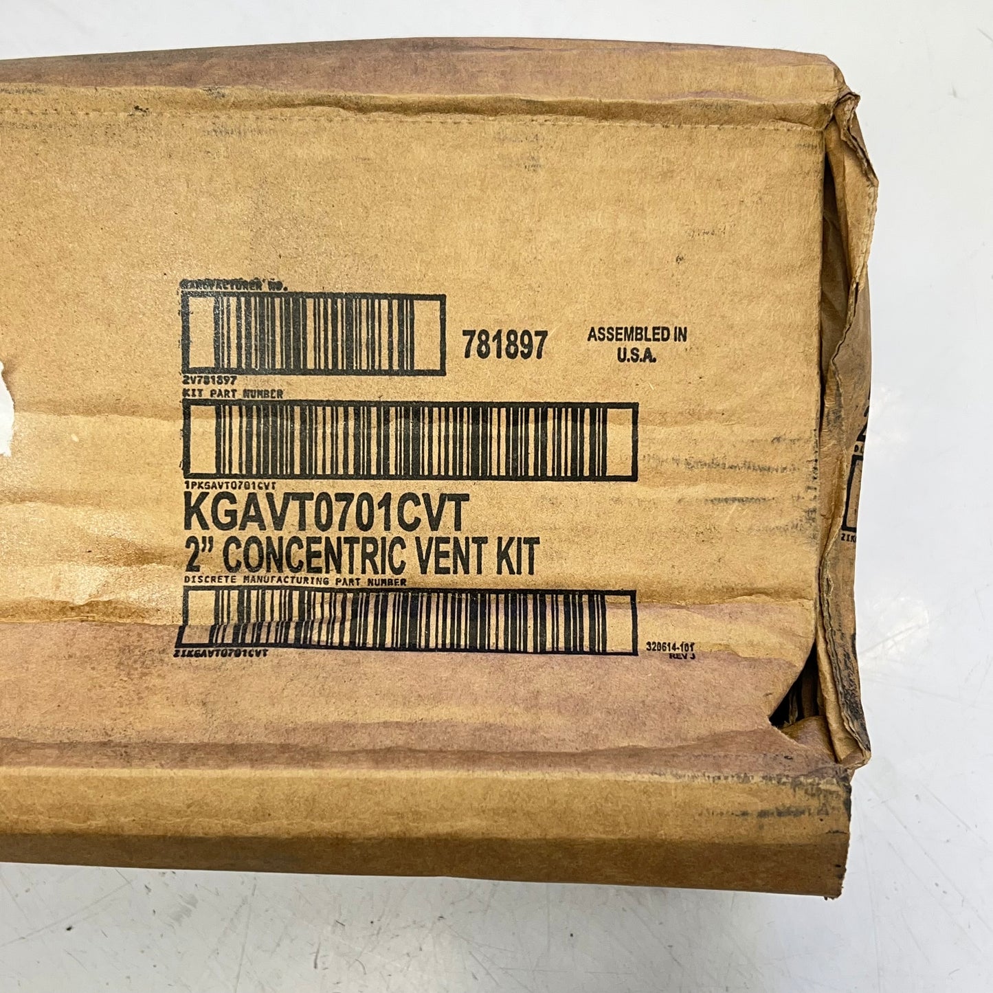 Pvc Concentric Vent Termination Kit for Single Exit for 90+% 2" KGAVT0701CVT