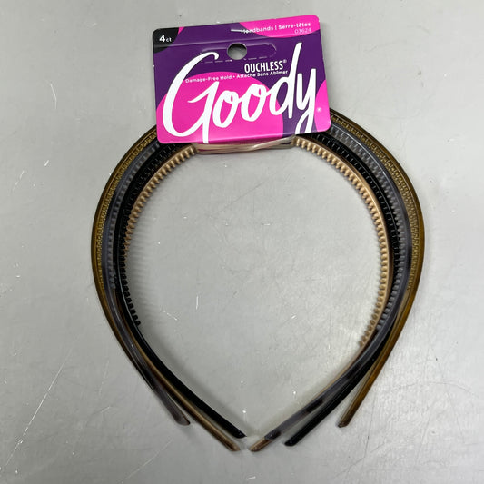 GOODY (24 Pcs) Headband Thin Assorted Pattern, Multicolor 3431