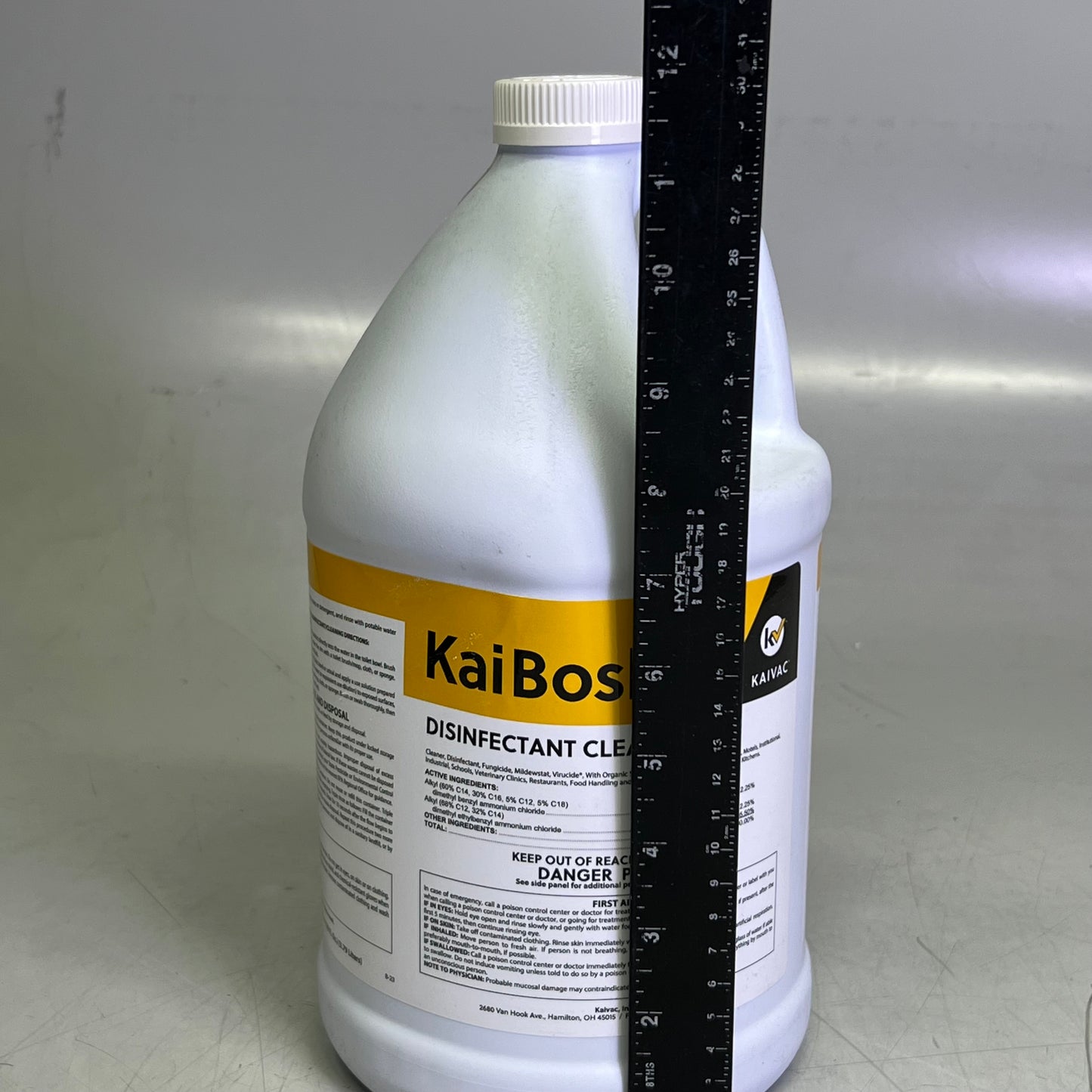KAIBOSH Disinfectant Cleaner 1 GAL Multi Surface Concentrate Virucidal Fungicidal