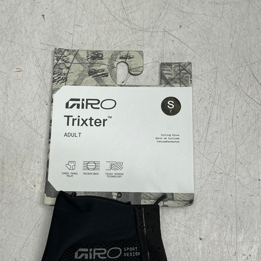GIRO Trixter Glove Lightweight Instachill Fabric Unisex Sz S Black 7200322