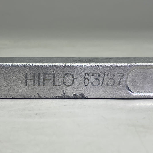Solder Bar HiFlo Sn63/Pb37 13" x 0.75" x 0.75" Tin/Lead 02259522
