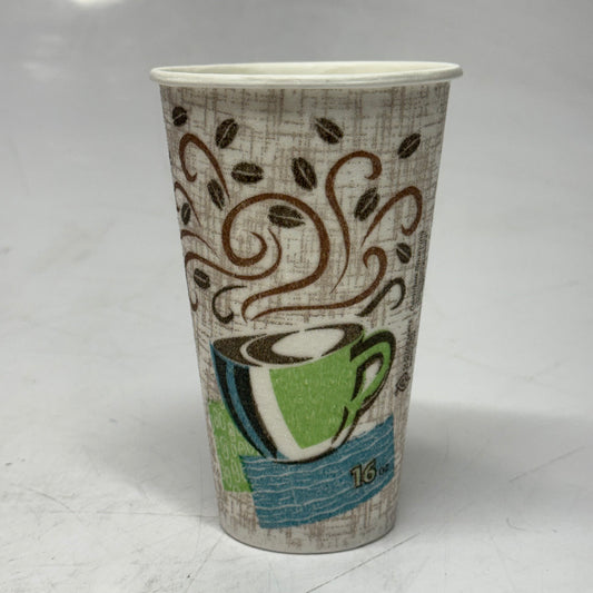 ZA@ DIXIE (1000 Cups) Perfectouch 16 Oz Insulated Paper Hot Cup 5356CD