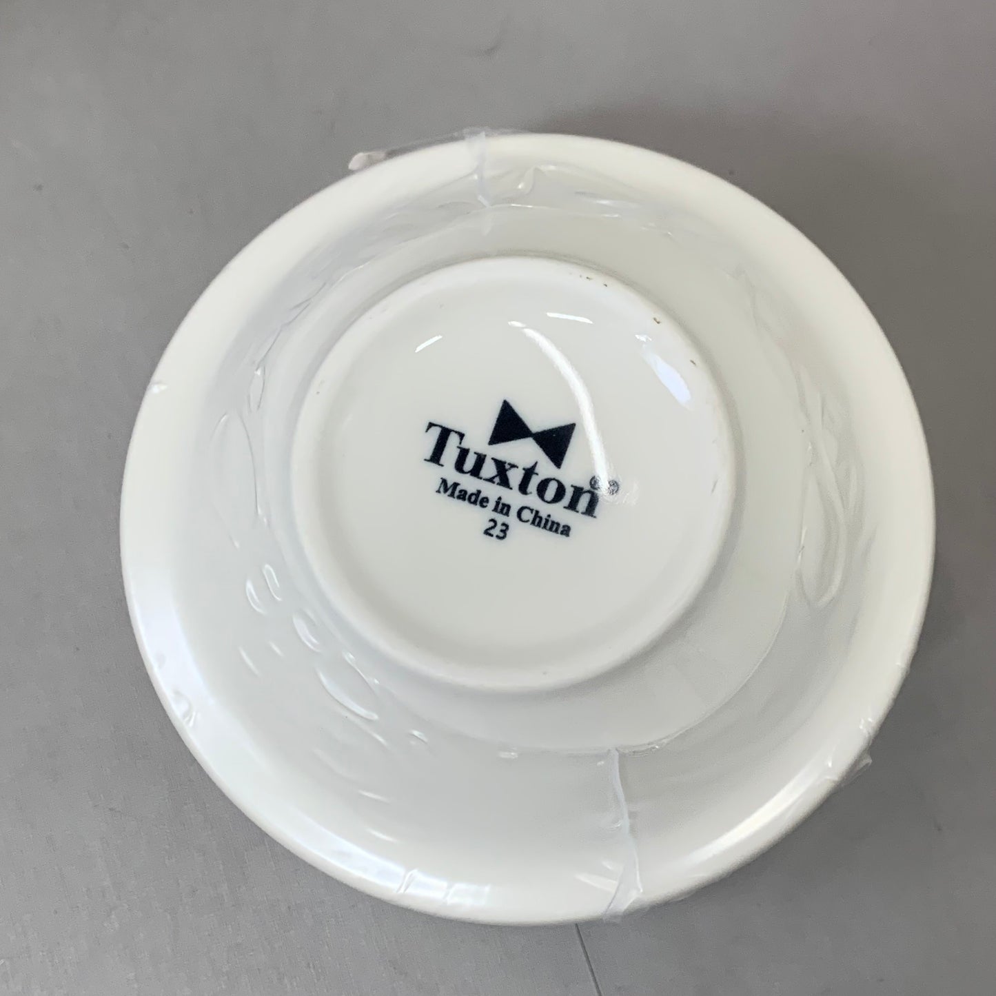 ZA@ TUXTON (36 PACK) Ceramic Fruit Dishes Reno/Nevada 4 1/2 oz Eggshell TRE-011