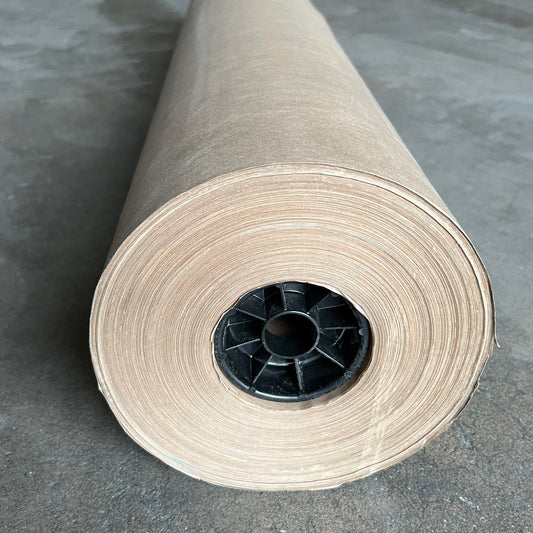 ZA@ Brown Floor Paper 5PGN5 Sz 4'W (AS-IS, Dirty)