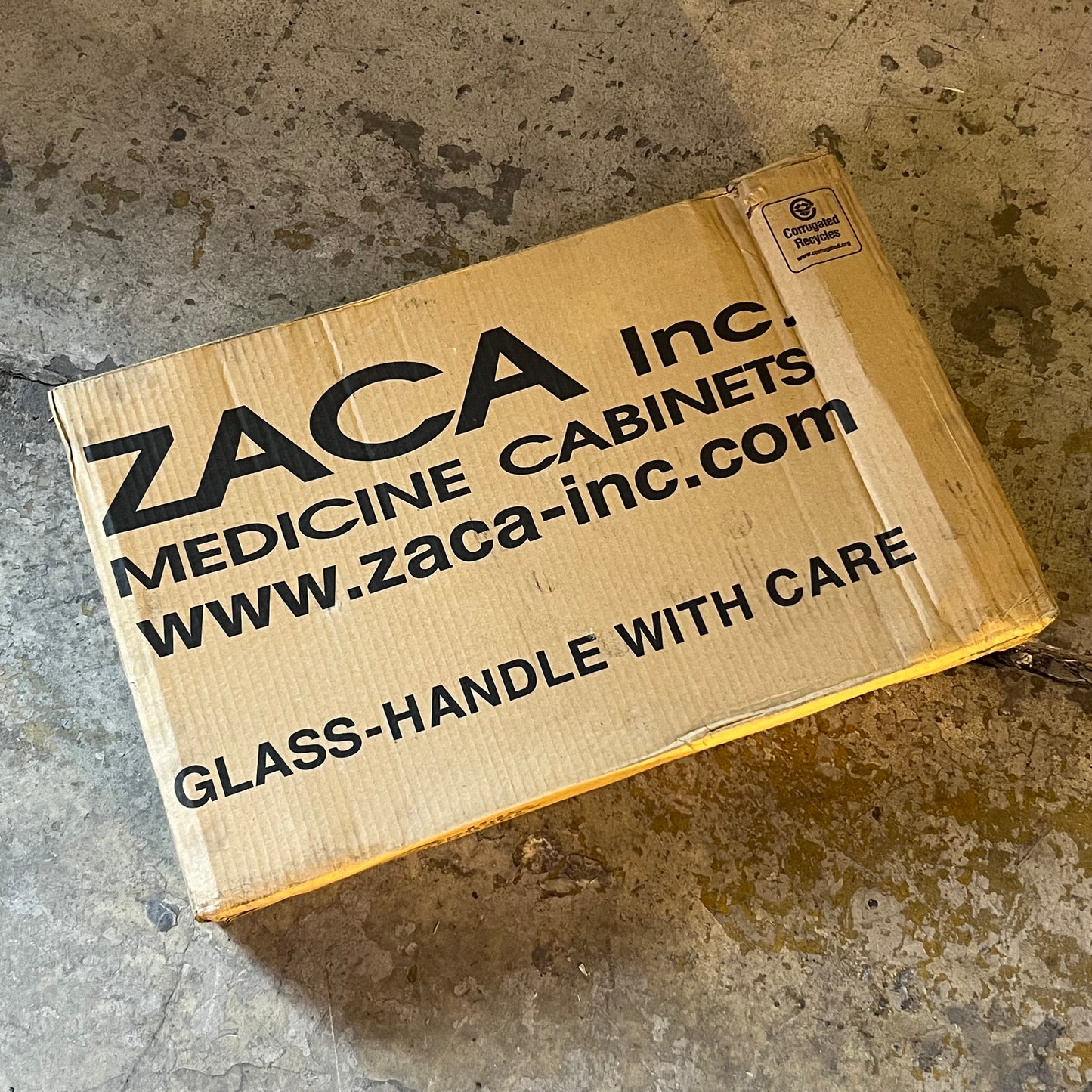 ZACA Spacecab Media Frameless Recessed Mount Polished Edge Bathroom Medicine Cabinet Sz 25.5"H x 15.5"W x 4"T
