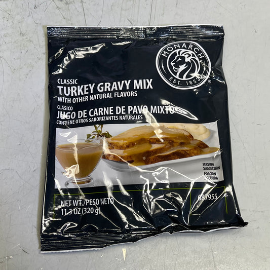ZA@ ZA@ MONARCH (6 PACK) Turkey Gravy Mix 11.3 Oz BB 06/25