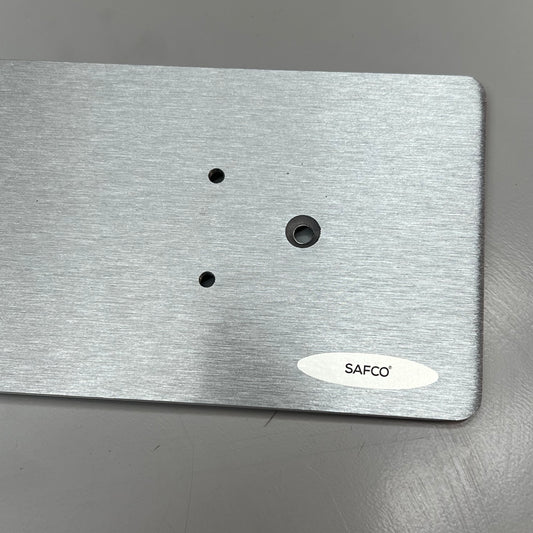 SAFCO Satin Metal Six-Peg Coat Hook Wall Mount Rack 6 Pegs 36" L Silver 4162