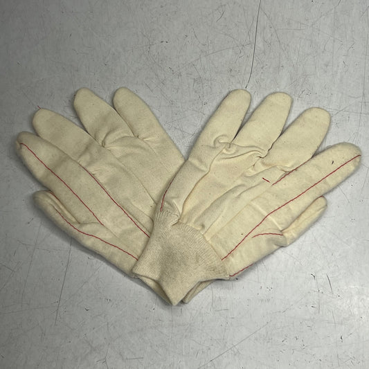 CAROLINA GLOVE (12 Pairs) Men's Safety Gloves Sz Large, Beige F116N0WS