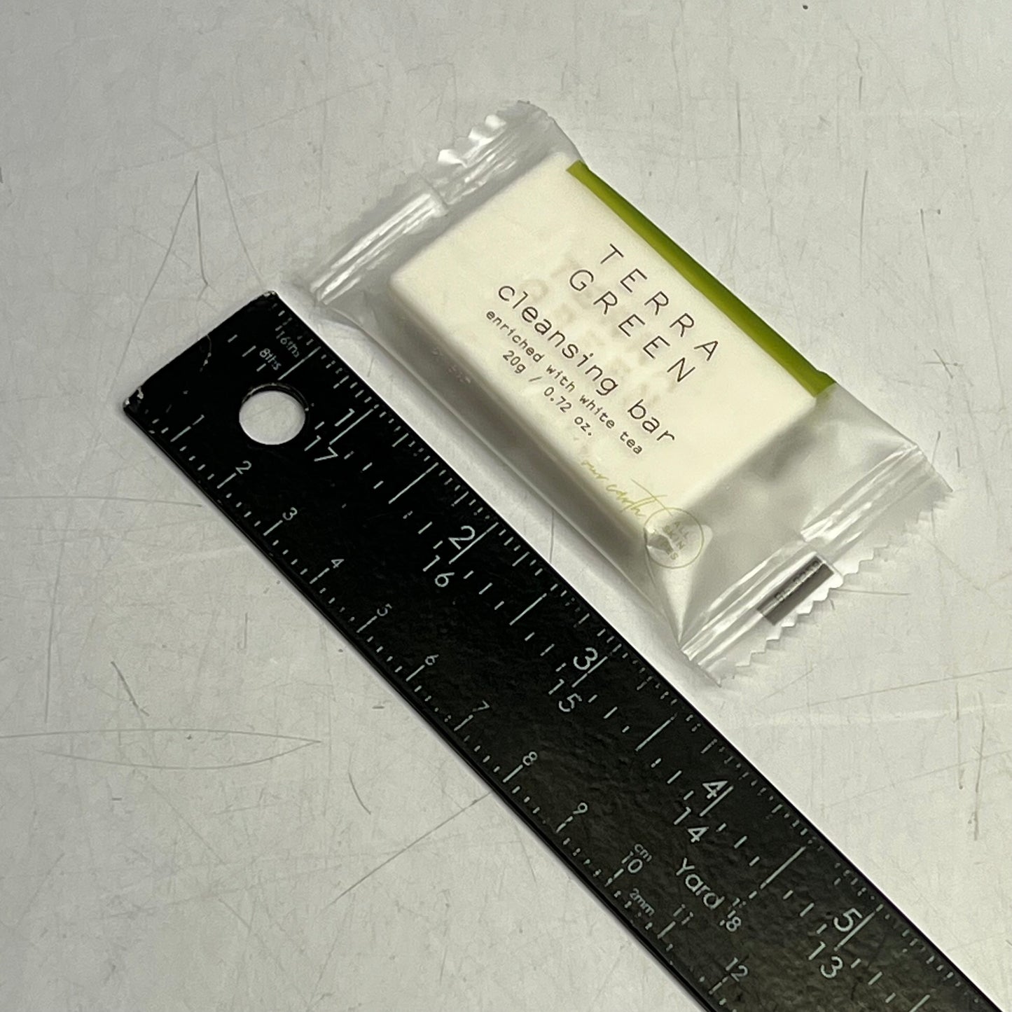 TERRA GREEN (30 PACK) Cleansing Bar Enriched W/ White Tea 0.72oz White