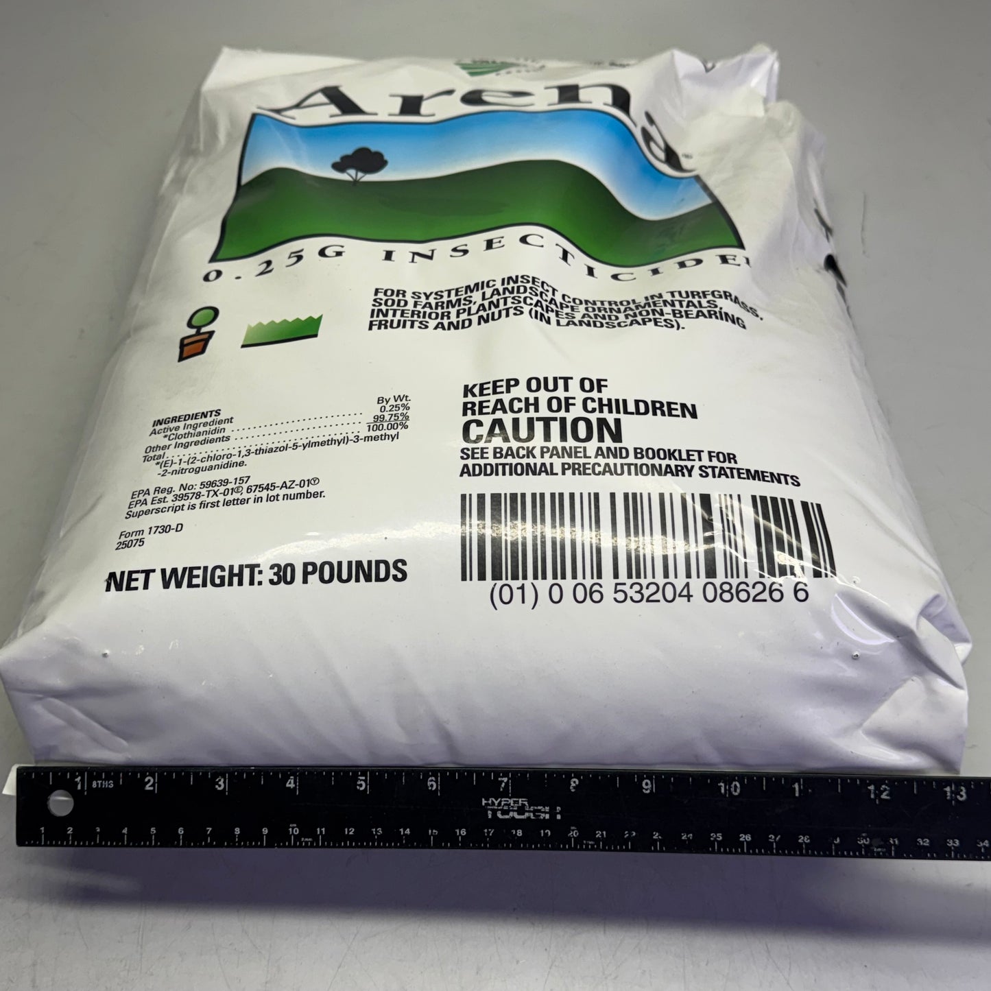 ARENA 0.25 G Insecticide Granules 30 Lbs