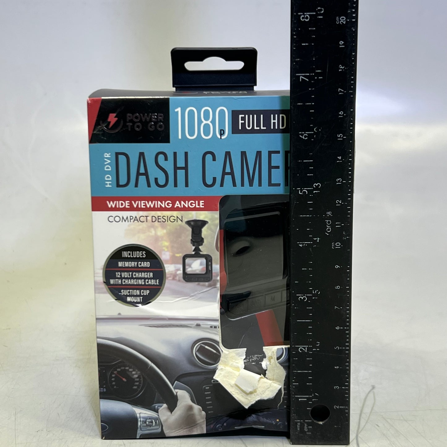 ZA@ POWER TO GO 1080p Full HD Video Dash Camera 1030151012 (New Other, Distressed Box)