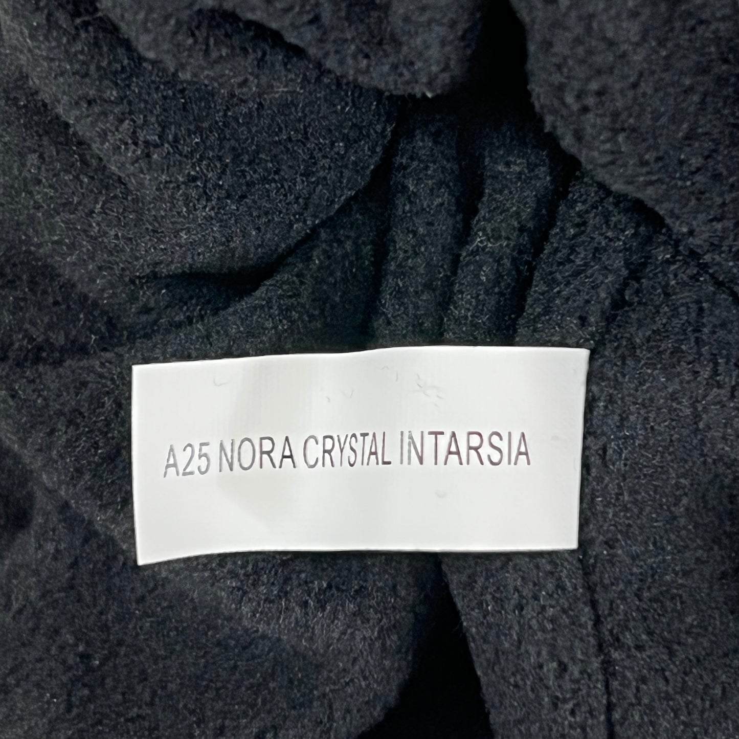 SAMSHIELD Nora Crystal Intarsia Equestrian Beanie Hat Women's Sz One Size Fits All Blush Pink