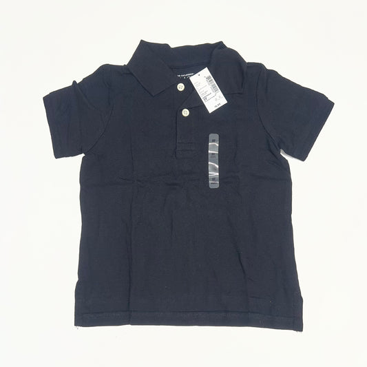 THE CHILDRENS PLACE (4 PACK) Uniform Soft Pique Polo Shirt Boy's sz 3T Black