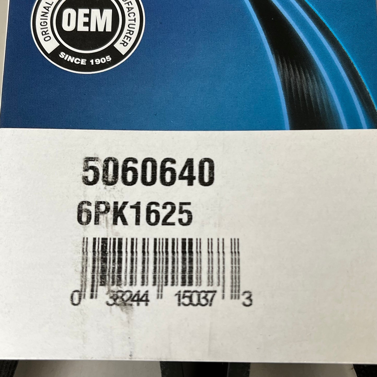 DAYCO Straight Standard Poly Rib Belt .82"Top Width EPDM K-Section Black 5060640