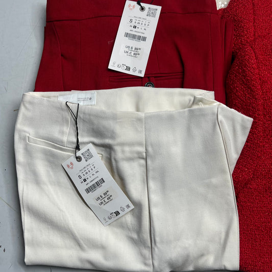 ZA@ ZARA Lot of Assorted Clothing Pants & Blazers Women's Sz XS/S/M Multicolor