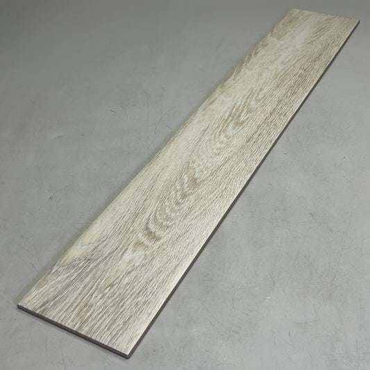 GRANISER (9 Pcs) Floor Tiles Sz 6" x 36" x 0.32", Aspen Beige F-449