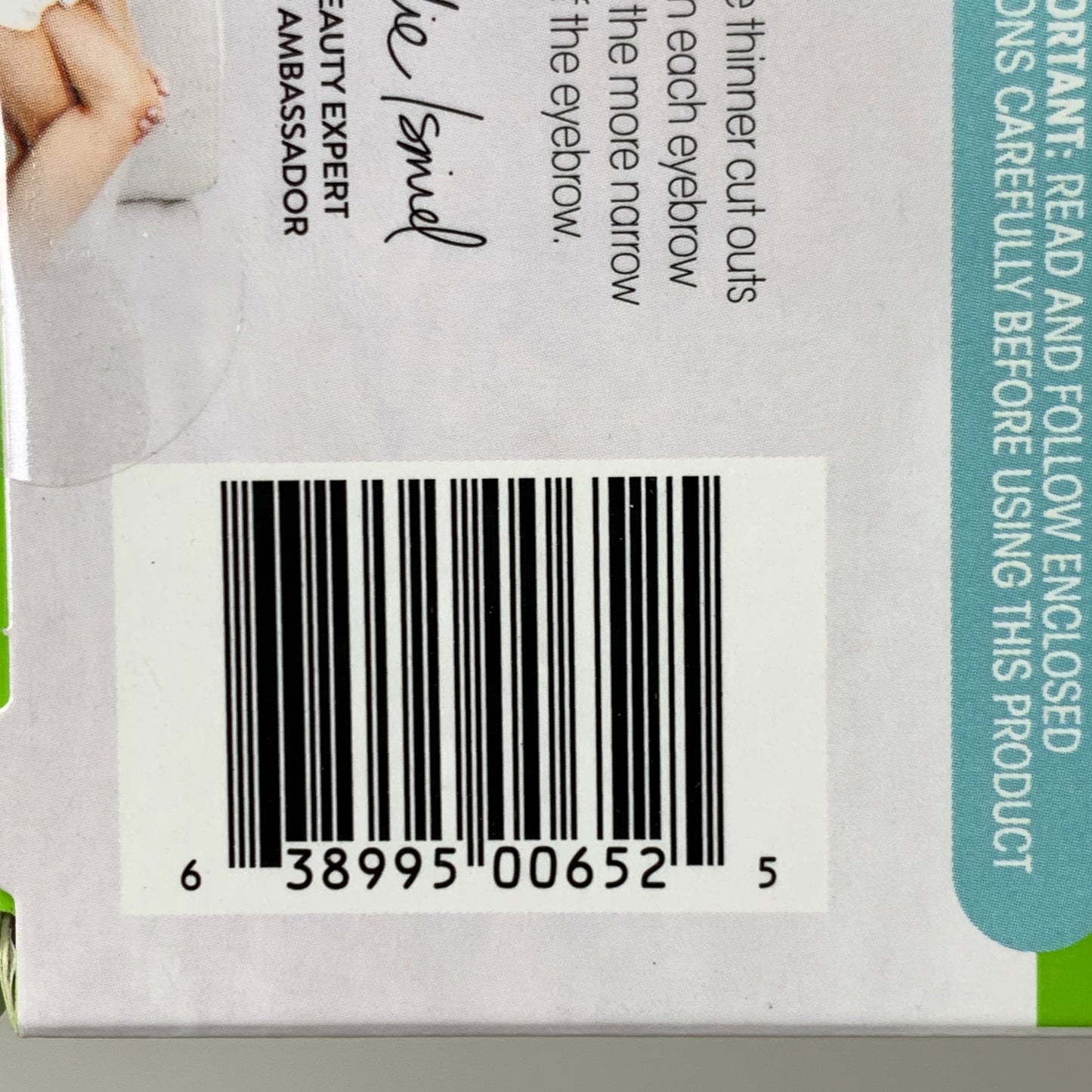 NADS 3 PK Eyebrow Wax Strips 6 Strips 6525EN06