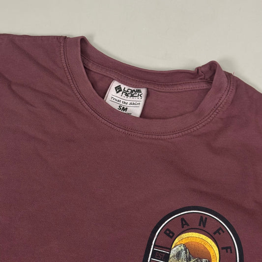 LONE ROCK CLOTHING Trust the Shirt Banff Canada Long Sleeve Shirt Unisex Sz S