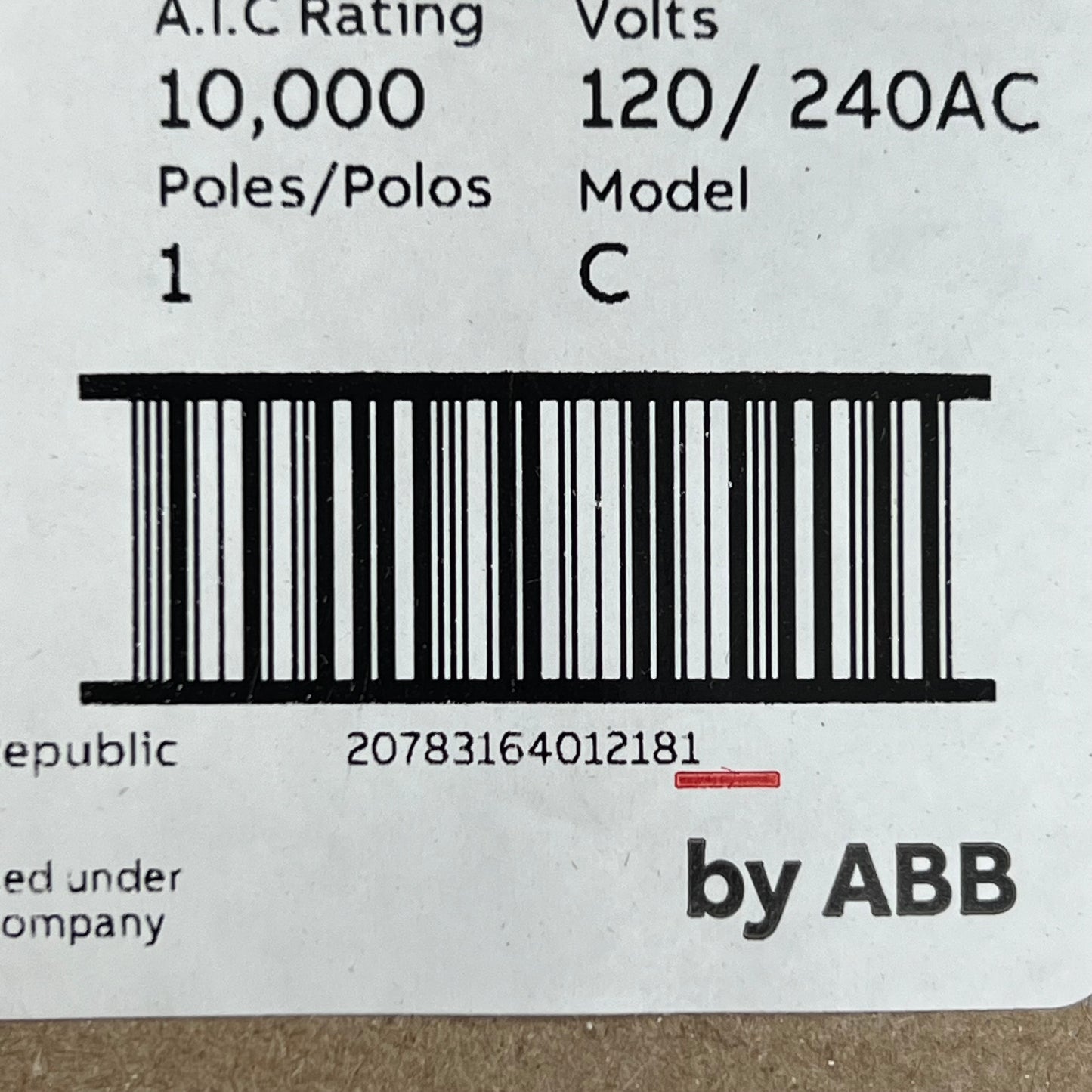General Electric (10 PACK) 20 Amp Circuit Breaker Bolt-On 120 Volt THQB1120