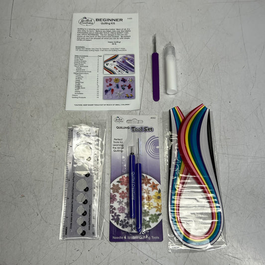 BEGINNER Quilling Beginner Kit 9" x 5" x 2" Box Size, 465351