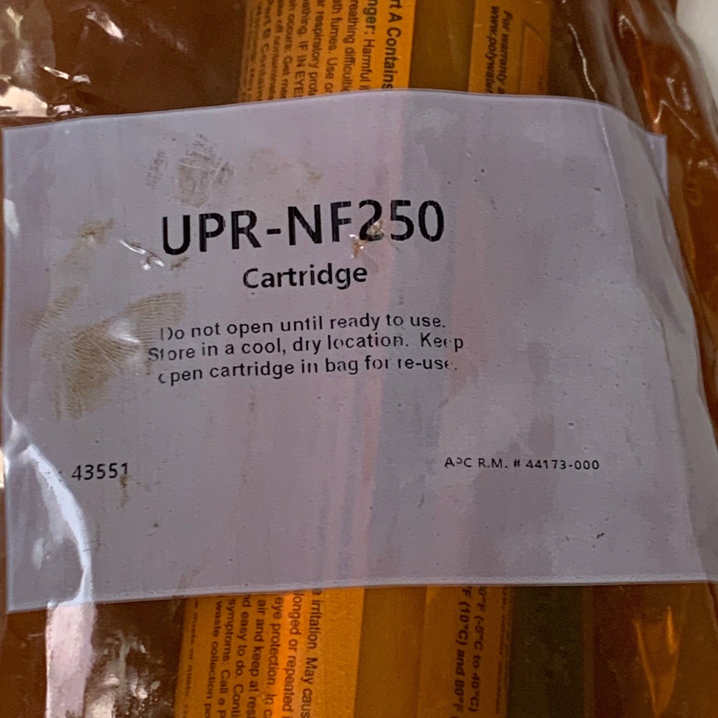 POLYWATER Wood Utility Pole Repair Cartridge On OEM Sealed Bag 250 mL 43551