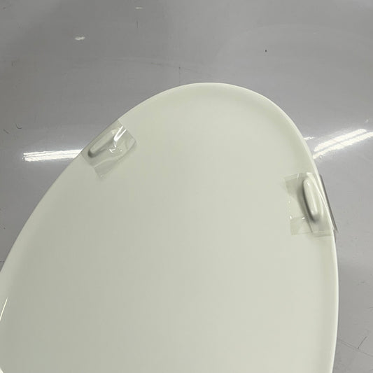 BEMIS Heavy Duty Toilet Seat Elongated 5.5" Bolt Spread 18.5" L White 2P891