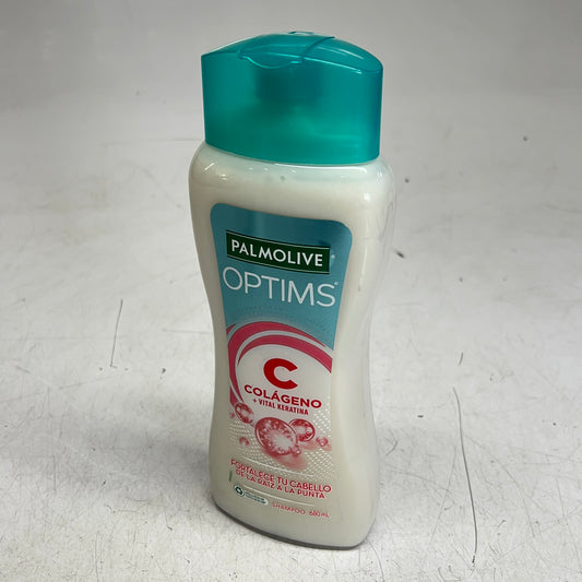 PALMOLIVE OPTIMS (2 PACK) Colageno + Vital Keratina Strengthening Shampoo 680 Ml