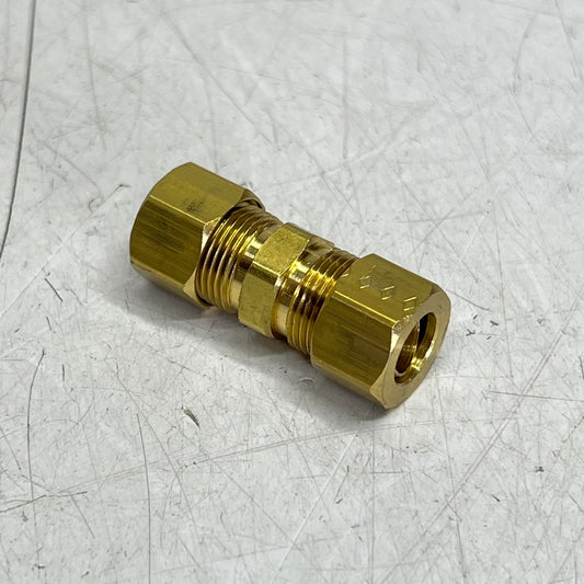 PROFLO (10 PACK) Tube Brass Compression Union 3/8 X 3/8" OD Brass PFXCUCN