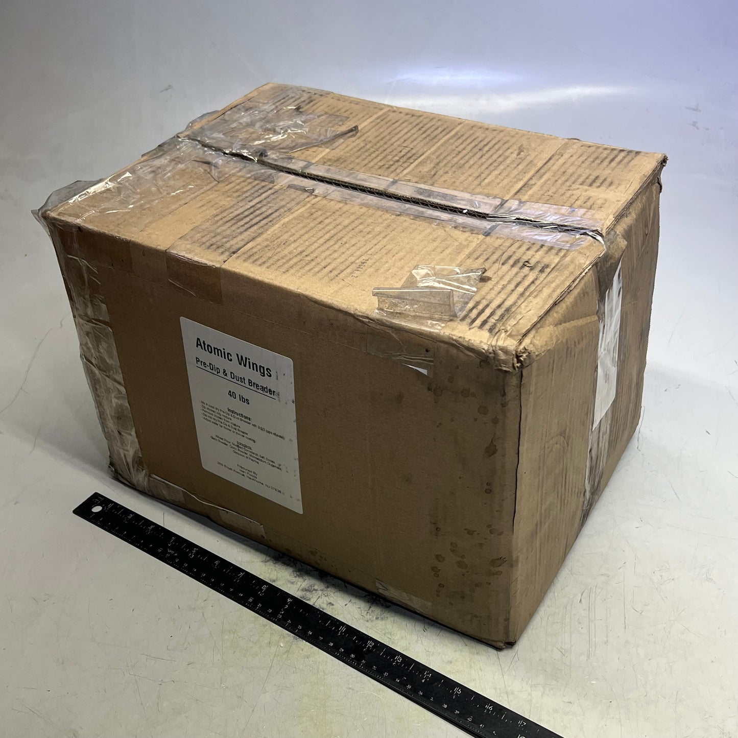 ZA@ IDAN FOODS (40 POUNDS) Atomic Wings Pre-Dip & Dust Breader Orange