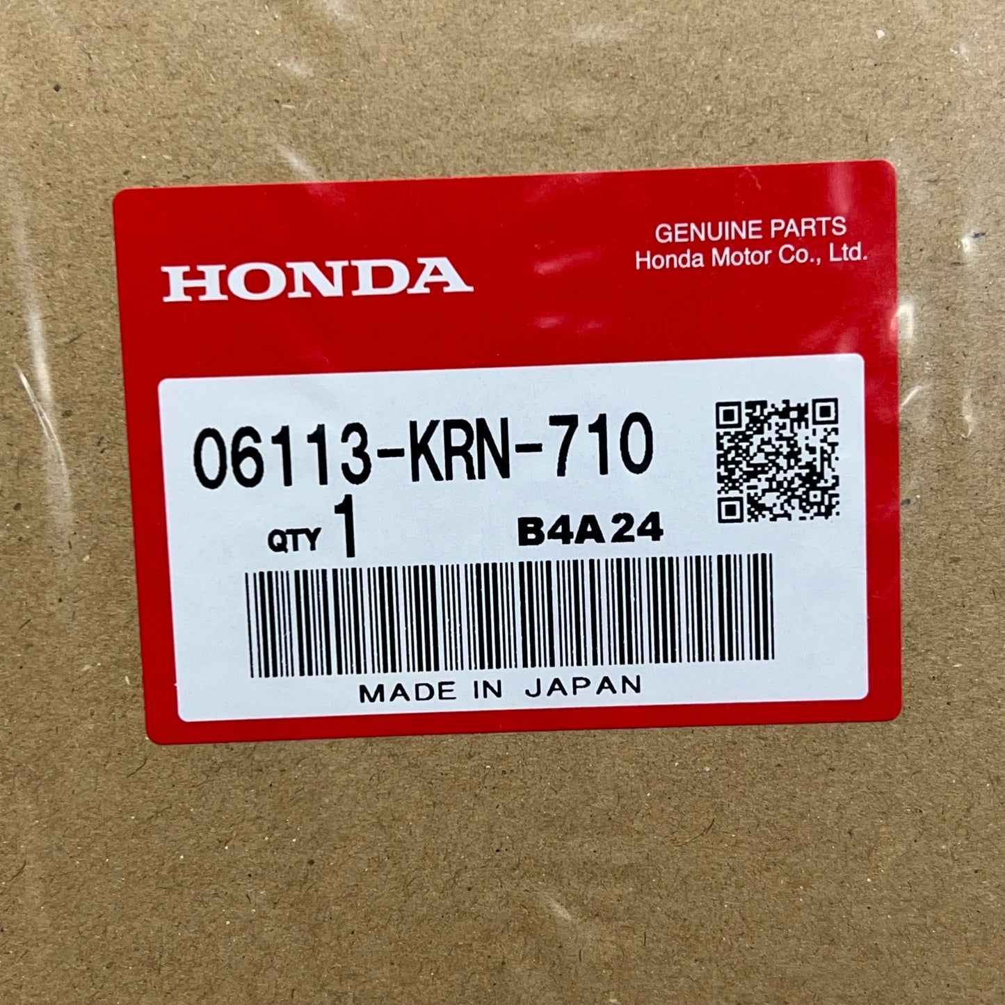 HONDA Gasket Sheet Kit A Genuine OEM 06113-KRN-710