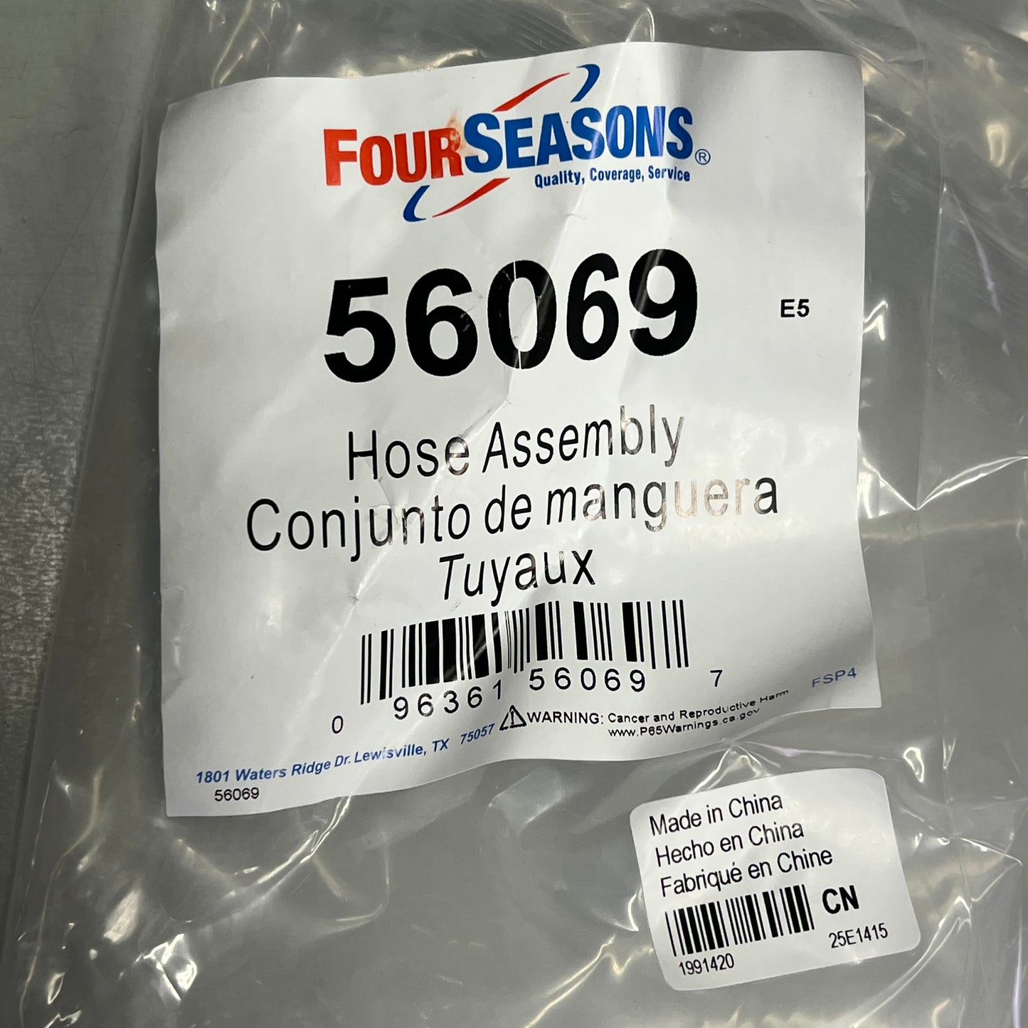 FOUR SEASONS A/C Hose Assembly For Ford Excursion Model Vehicles 56069