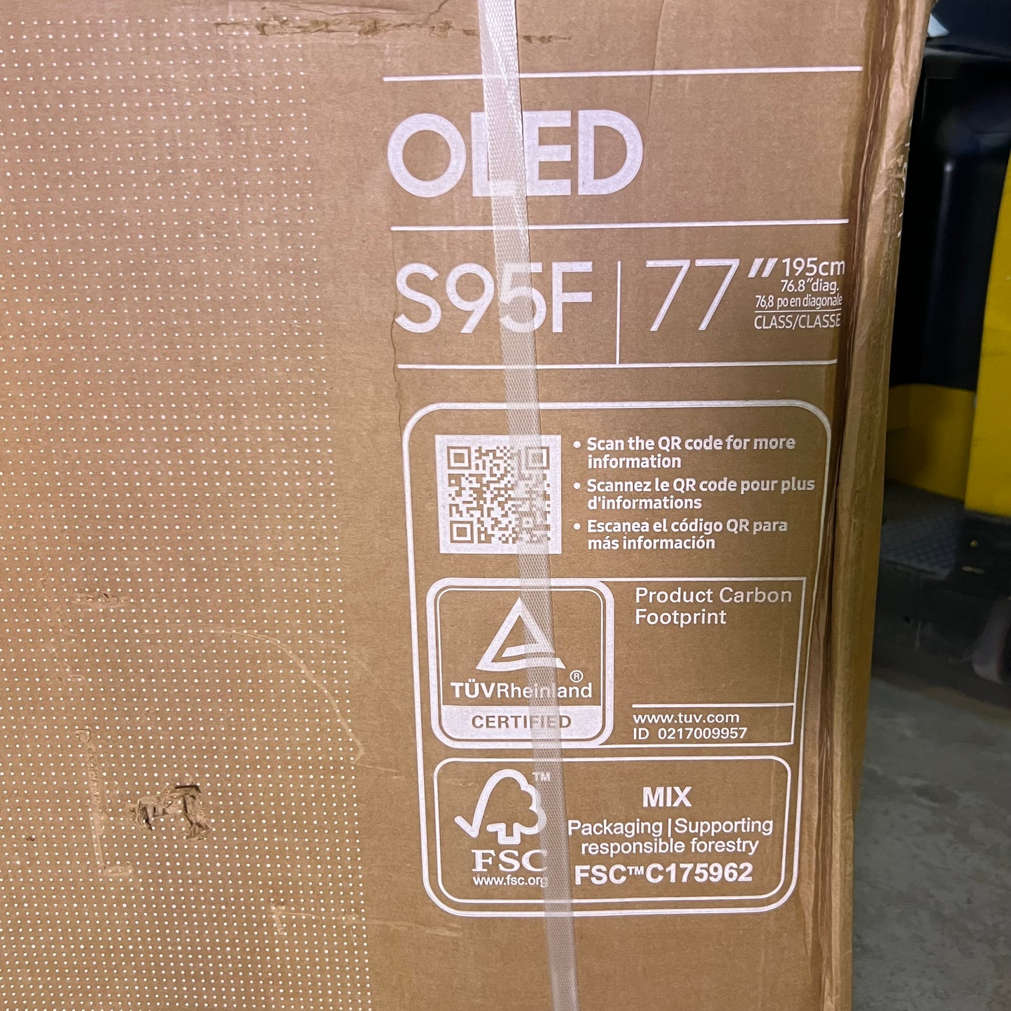 SAMSUNG 77" Class OLED S95F 4K Glare Free Smart TV QN77S95FAF (2025)