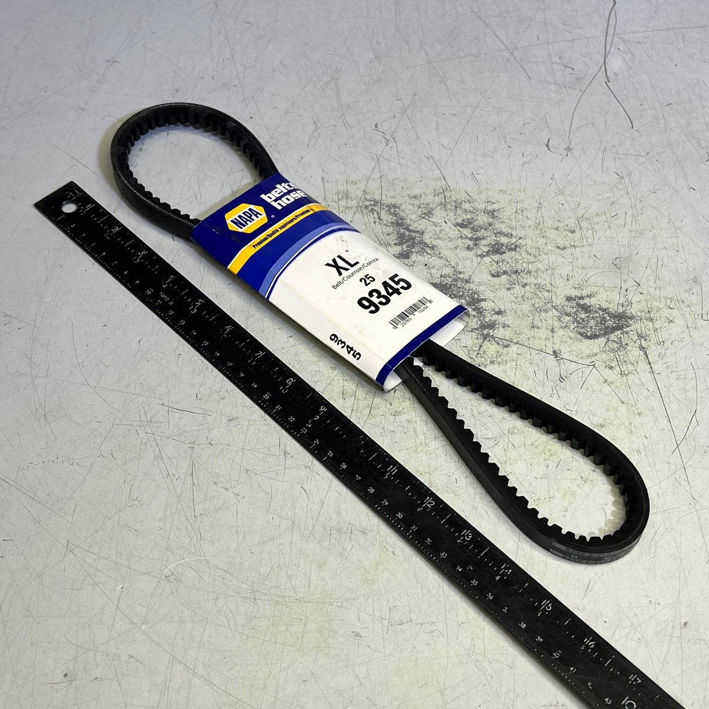 NAPA EPDM High Capacity Notched V-Belt HC50 15/32" x 35 1/8" Black 259345