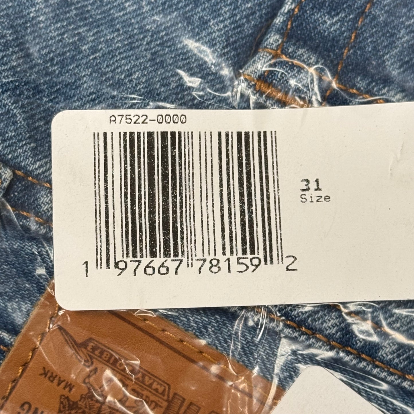 LEVIS Recrafted Icon Skirt Mid Rise Original Women's Sz 31 Novel Notion Med Wash