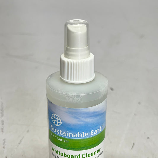 ZA@ STAPLES (3 PACK) Sustainable Earth Whiteboard Cleaner 8 fl oz Clear SEB500008-C