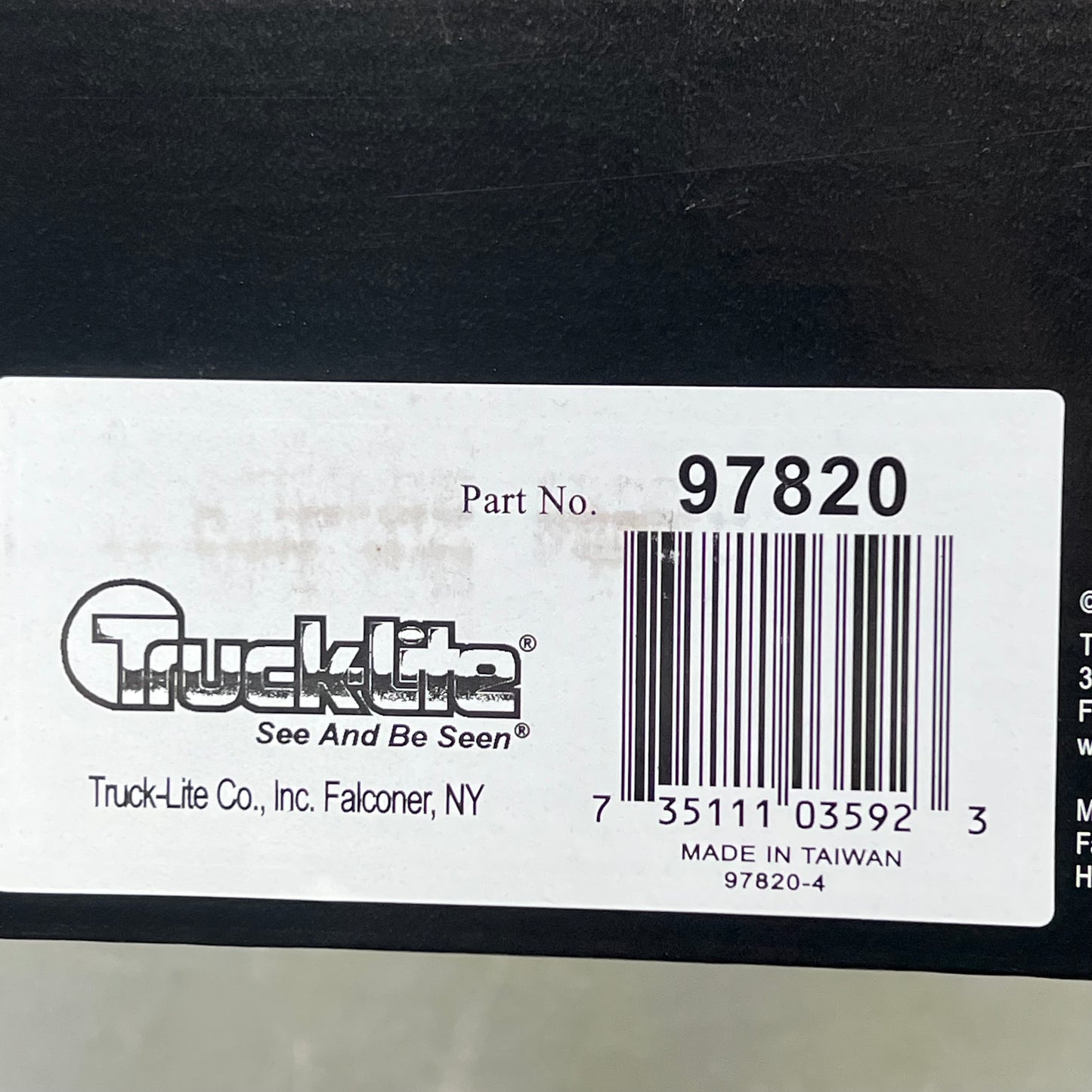 TRUCK LITE (2 PACK) Round Universal Mount Replacement Mirror 6" Black 97820