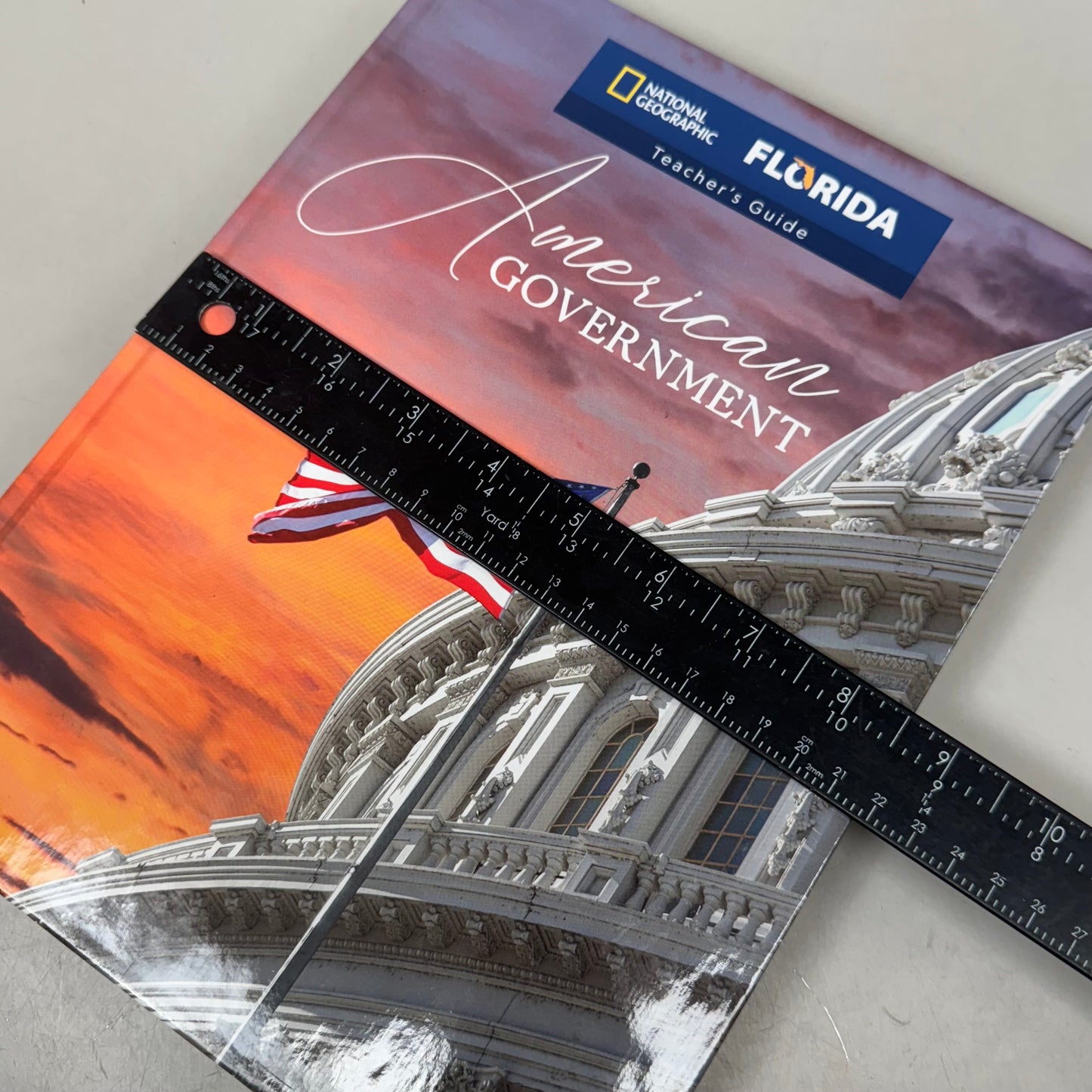 NATIONAL GEOGRAPHIC Teacher Guide American Government 2024 Florida Ed Hardcover