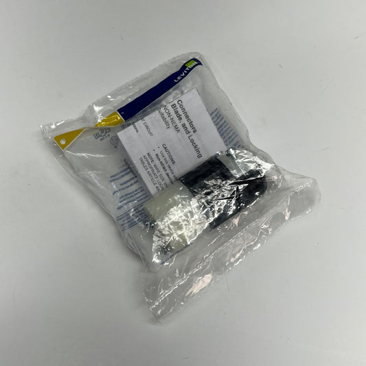 LEVITON Locking Connector Industrial Grade 15 Amp 125 Volt Black 165-4729-C