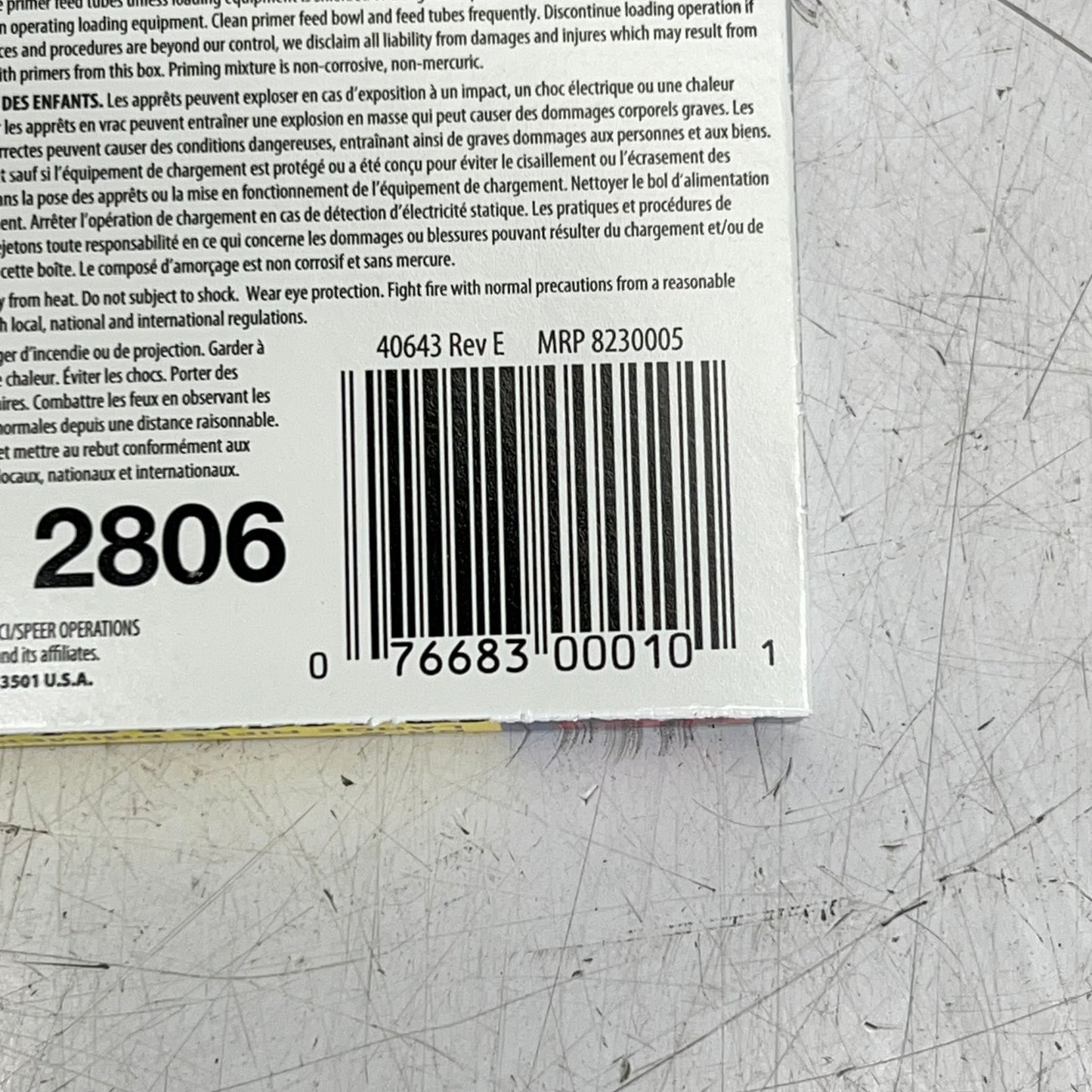 CCI (1000 PACK) Benchrest Large Rifle Primers #BR2